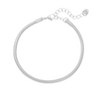 Teall Simple Silver Layering Bracelet