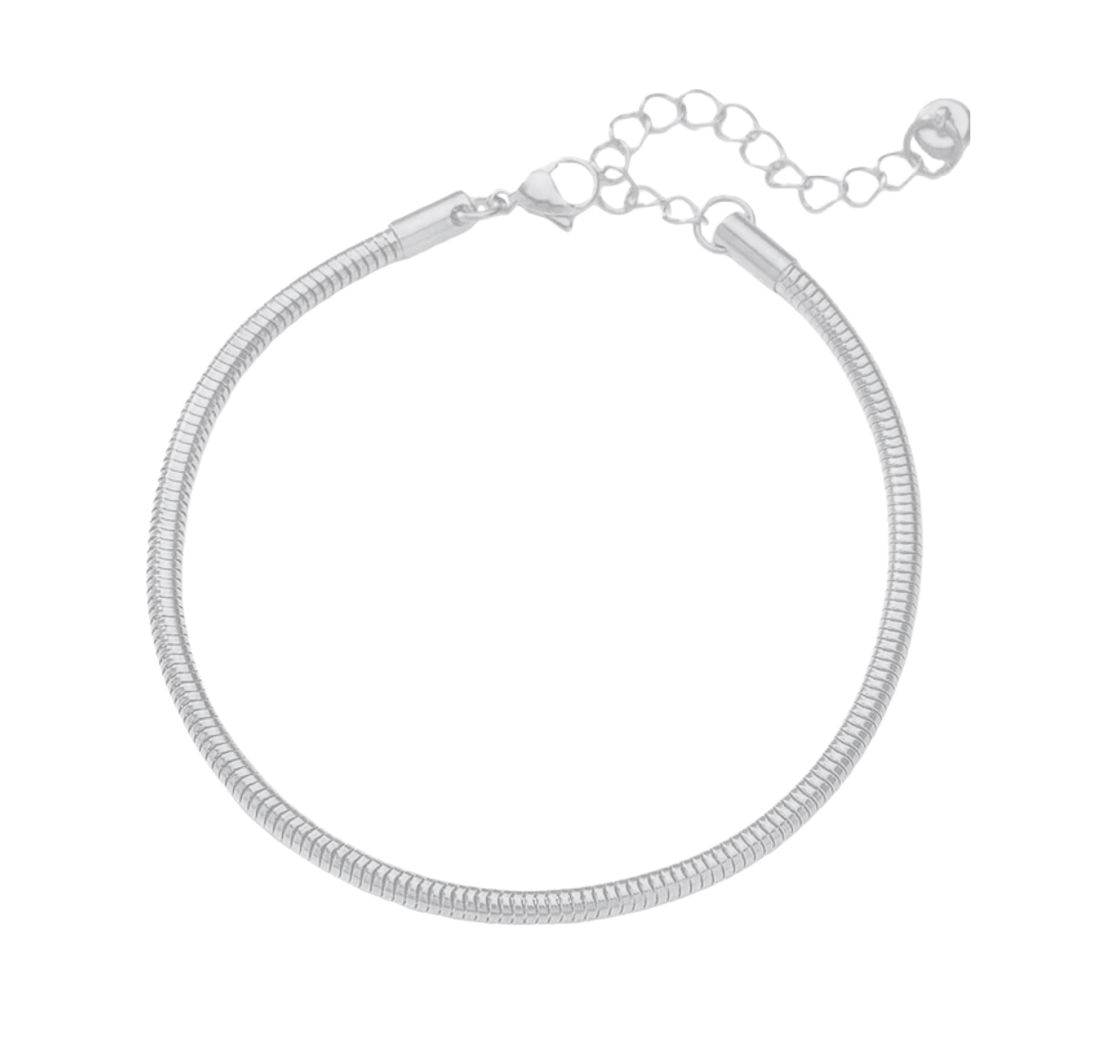 Teall Simple Silver Layering Bracelet