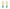 Teall Gold Hoop Earrings with Green Rectangle Drop Pendant l Hypoallergenic