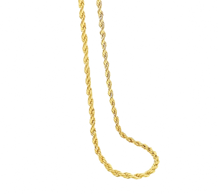 Gold Twist Rope Necklace by Teall