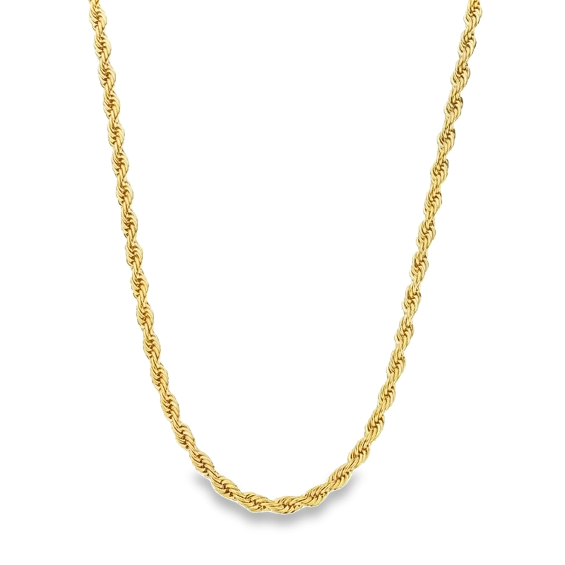 Gold Twist Rope Necklace by Teall
