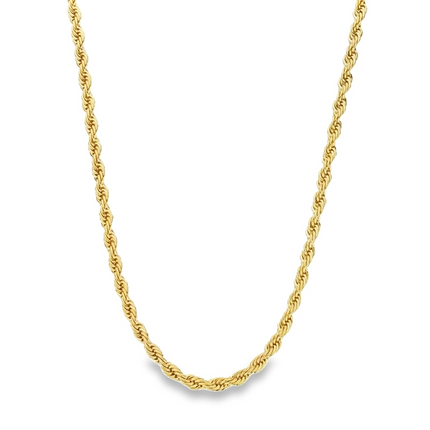 Gold Twist Rope Necklace by Teall