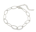 Textured Thin Chain Link Bracelet by Teall