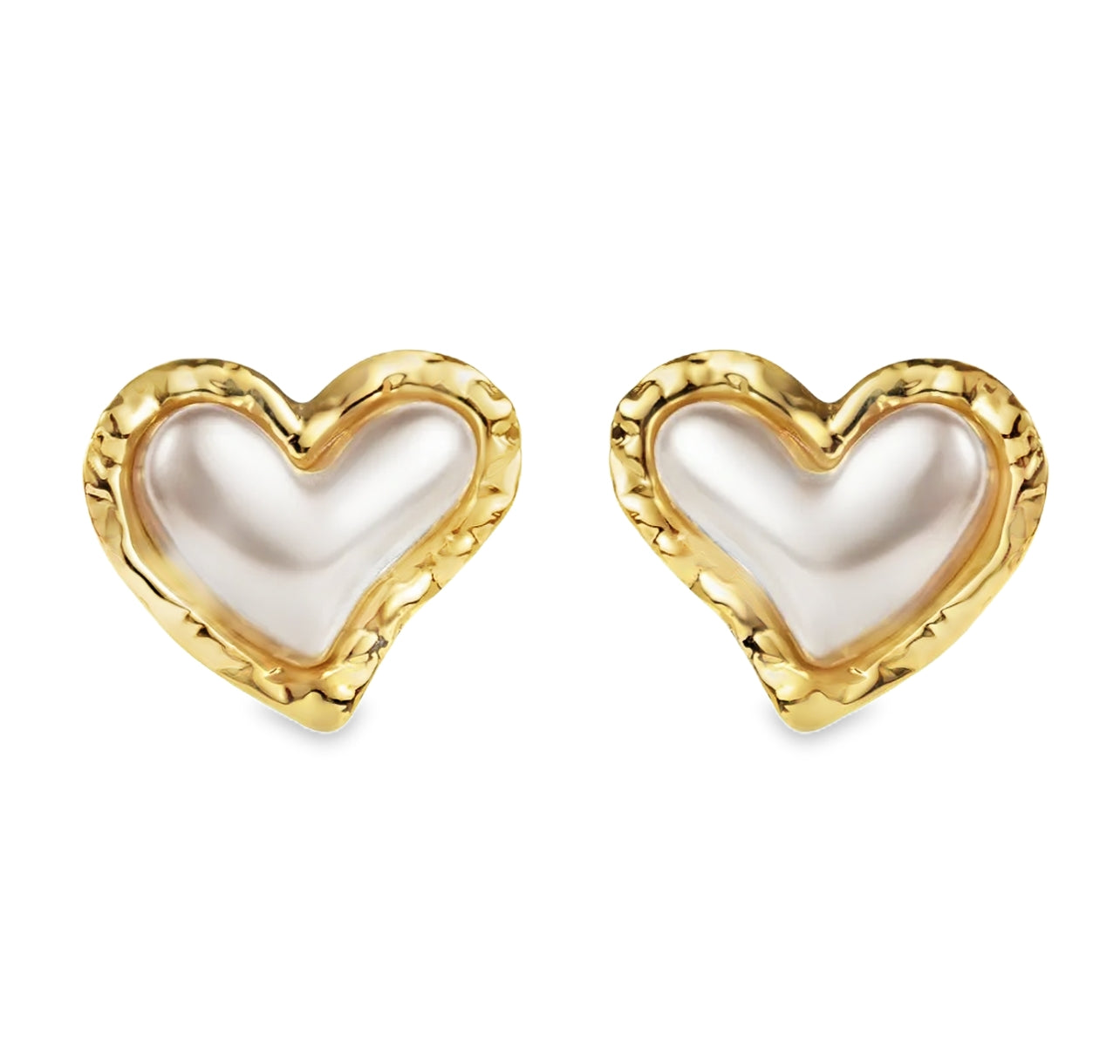 Pearlescent Heart Stud by Teall