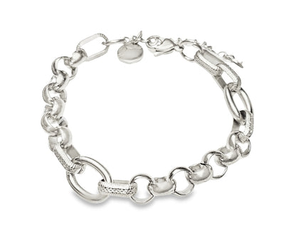 Unique Chunky Chain Link Bracelet by Teall