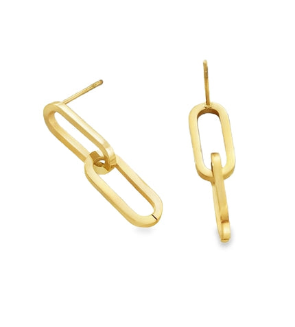 Statement Chain Link Drop Stud by Teall
