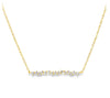 Gold Bar Necklace by Teall Jewellery