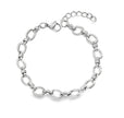 Ava Bracelet by Teall — gold or silver oval link chain bracelet with adjustable clasp, waterproof and stylish everyday accessory