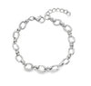 Ava Bracelet by Teall — gold or silver oval link chain bracelet with adjustable clasp, waterproof and stylish everyday accessory