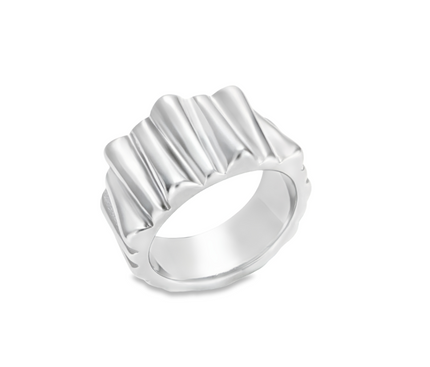 Teall Gold Chunky Geometric Ring
