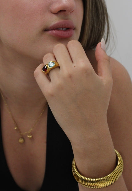 Chunky Statement Bangle by Teall