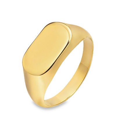 Teall Gold Signet Ring