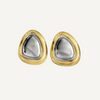 Ivy Earrings by Teall – Two Tone Statement Studs