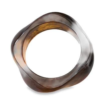 Deep Brown Bangle by Teall