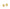Gold huggie hoop earrings on a white background  